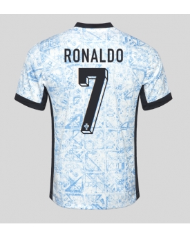 Portogallo Cristiano Ronaldo #7 Maglia Gara Trasferta Repliche Europei 2024